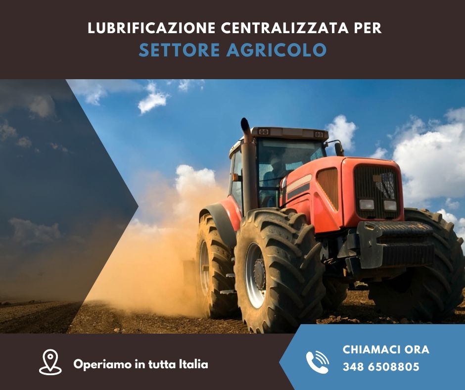 Impianti e Sistemi di Lubrificazione Centralizzata Automatica Sistema di ingrassaggio mezzi agricoli